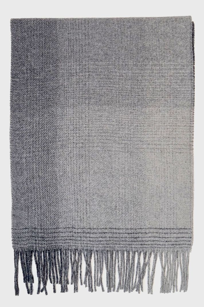Bufanda Cuadrillé Pequeña Gris Nicopoly-1