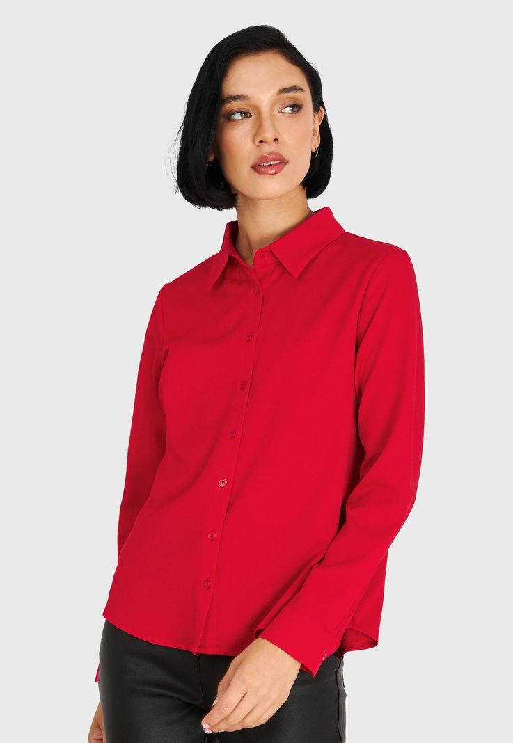 Camisa Básica Rojo Nicopoly-0