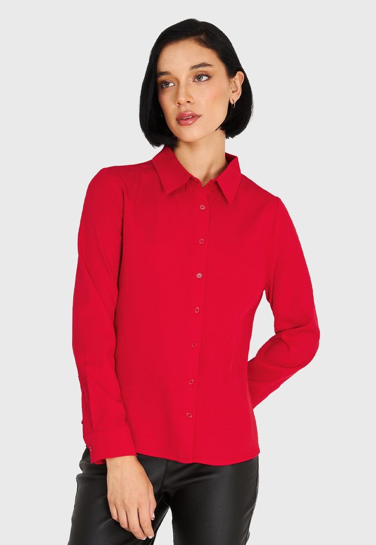 Camisa Básica Rojo Nicopoly-4