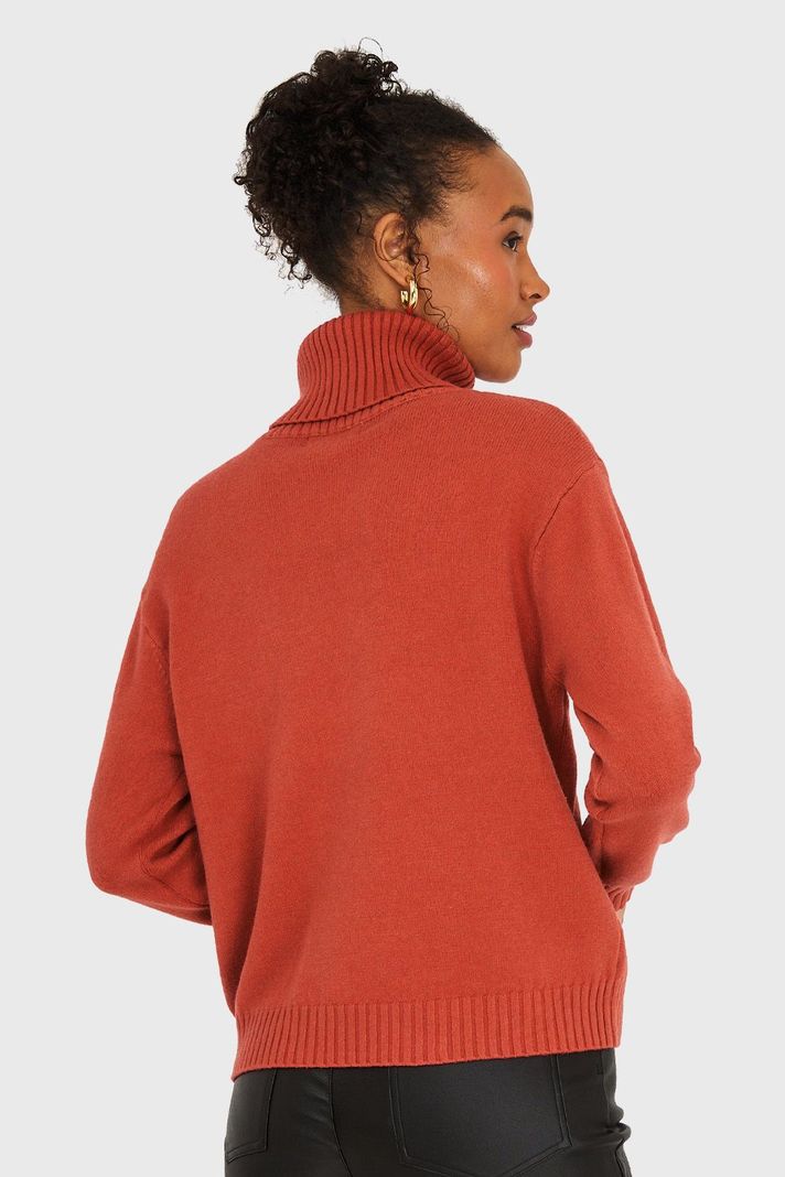 Sweater Cuello Beatle Strass Óxido Nicopoly-3