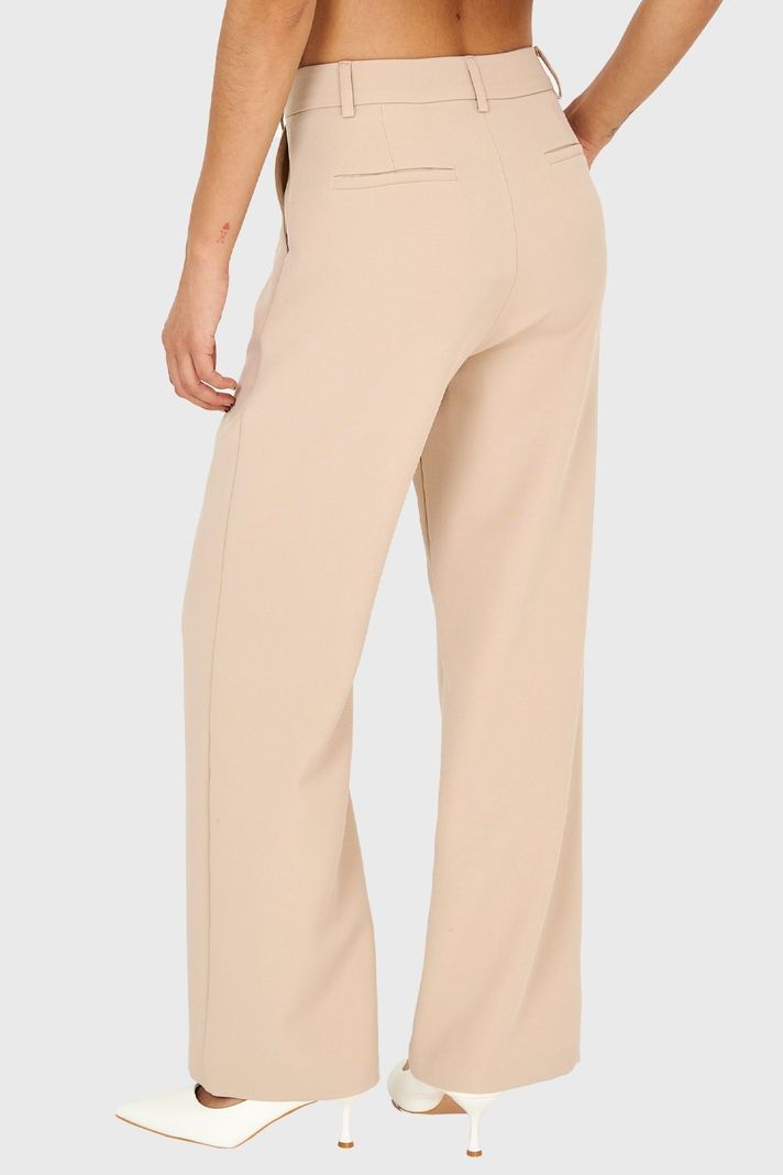 Pantalón Pierna Ancha Con Pasador Khaki Nicopoly-3