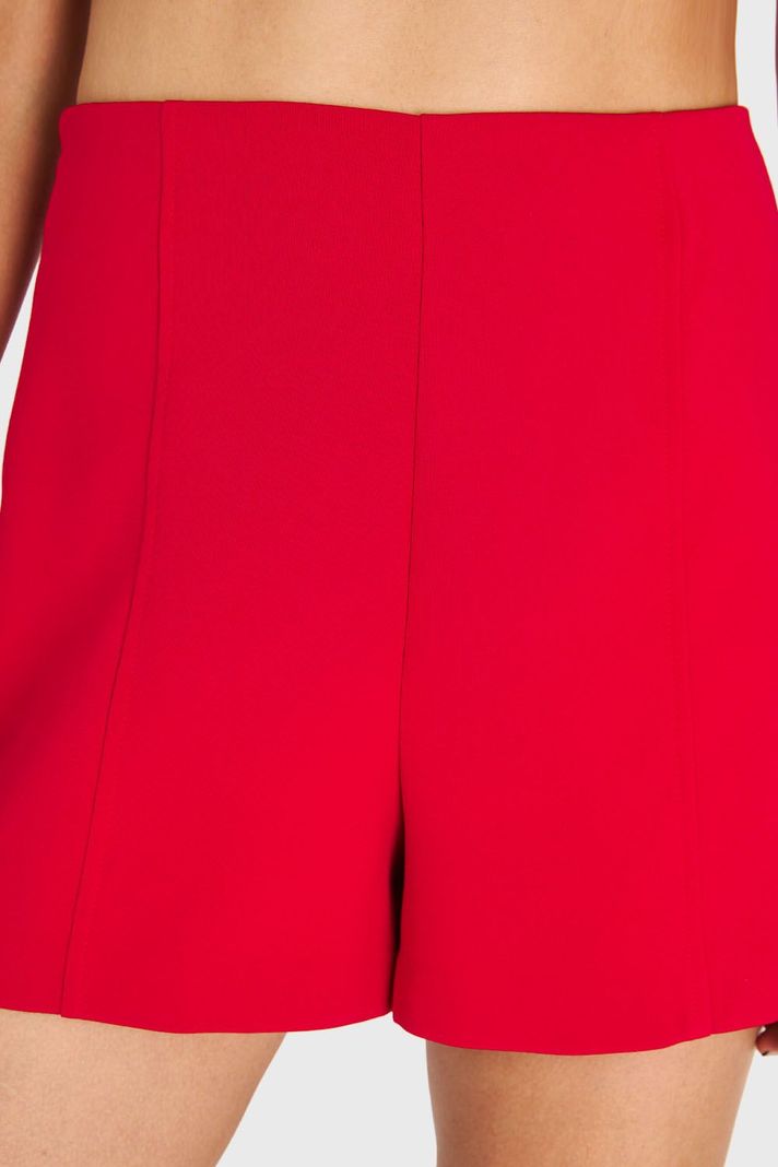 Short Básico Tiro Alto Rojo Nicopoly-5