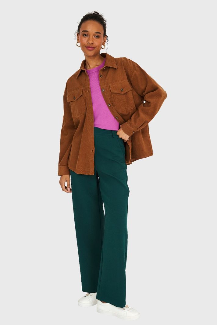 Sobrecamisa Cotelé Café Nicopoly-1