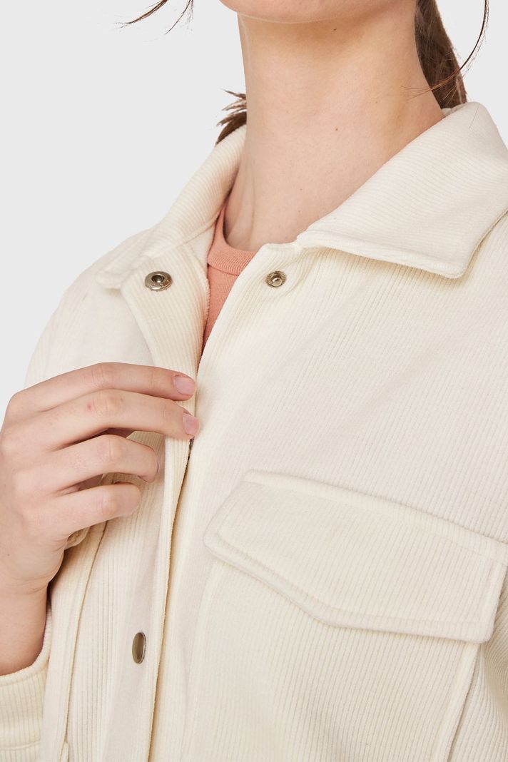 Sobrecamisa Tipo Pana Broches Blanco Nicopoly-5