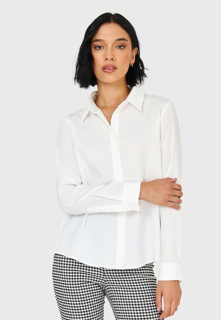 Camisa Básica Blanco Nicopoly-0