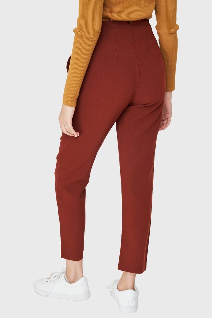 Pantalón Pinzas Recto Óxido Nicopoly-3