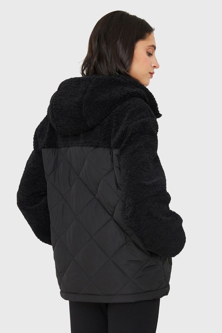 Chaqueta Mitad Chiporro/Parka Negro Nicopoly-3