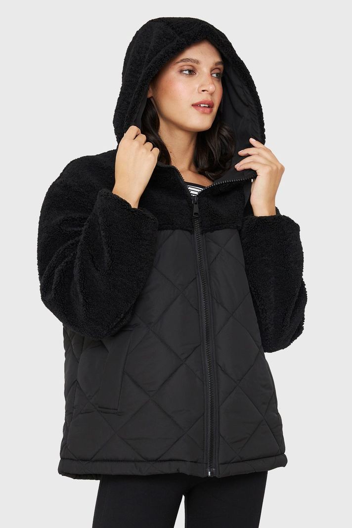 Chaqueta Mitad Chiporro/Parka Negro Nicopoly-4