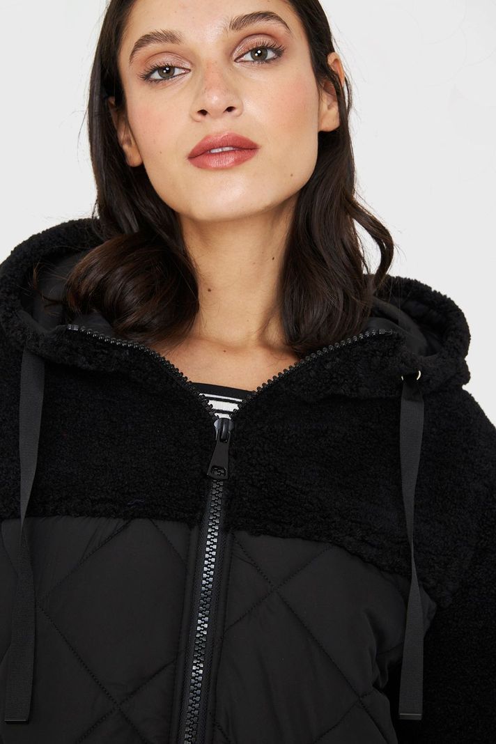 Chaqueta Mitad Chiporro/Parka Negro Nicopoly-5