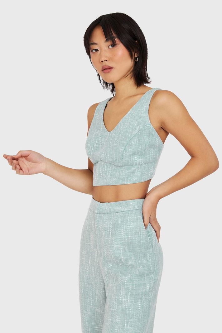 Crop Top Jaspeado Celeste Nicopoly-2
