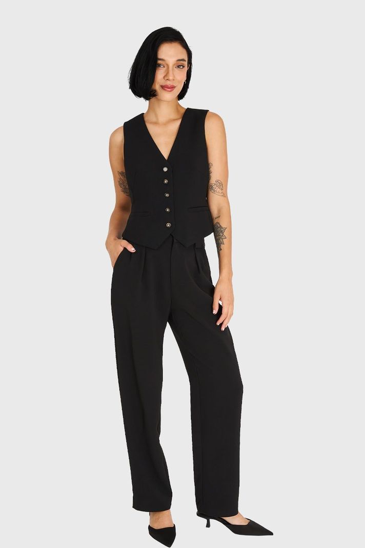 Gilet Espalda Ajustable Negro Nicopoly-1