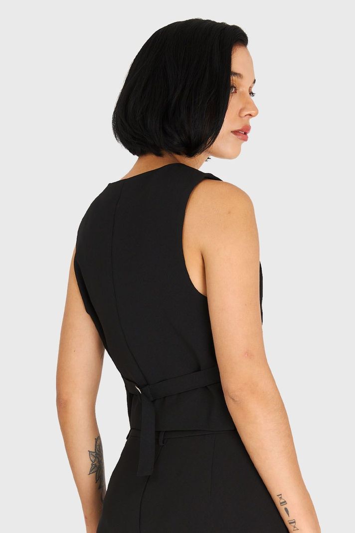 Gilet Espalda Ajustable Negro Nicopoly-3