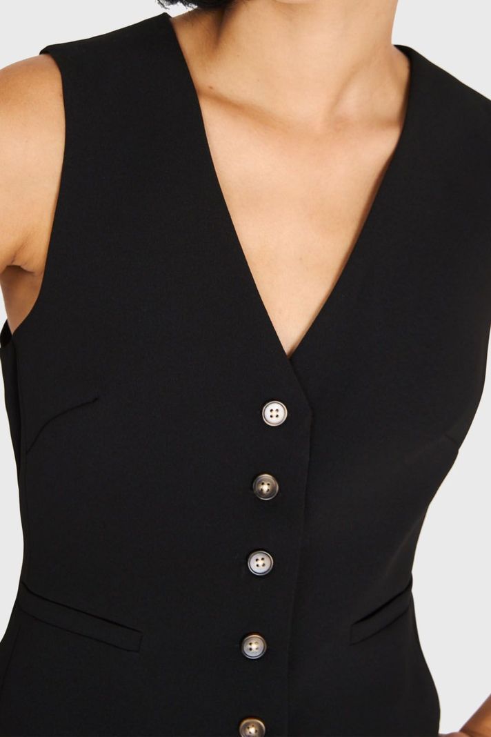 Gilet Espalda Ajustable Negro Nicopoly-5