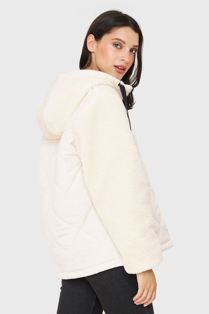 Chaqueta Mitad Chiporro/Parka Blanco Invierno Nicopoly-3