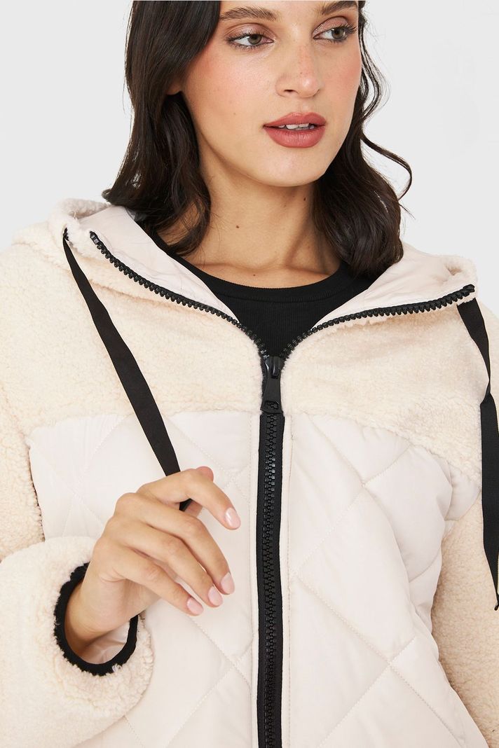 Chaqueta Mitad Chiporro/Parka Blanco Invierno Nicopoly-5