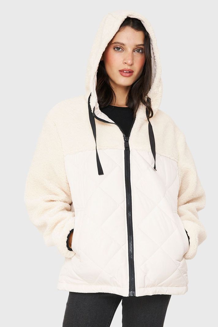 Chaqueta Mitad Chiporro/Parka Blanco Invierno Nicopoly-0