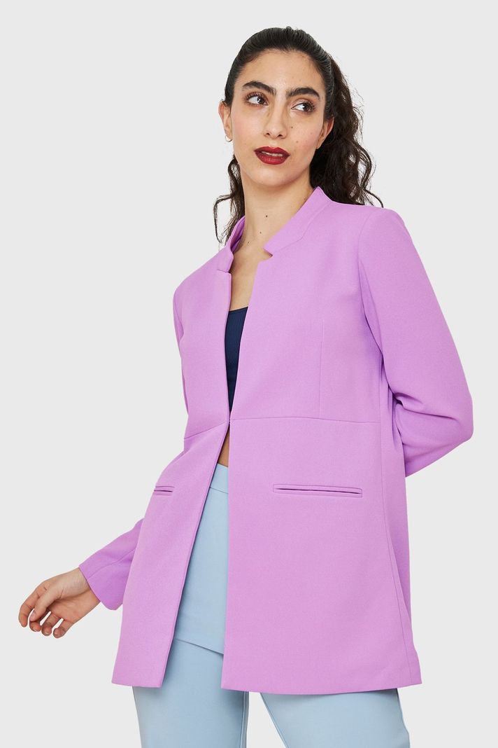 Blazer Largo Lavanda Nicopoly-4