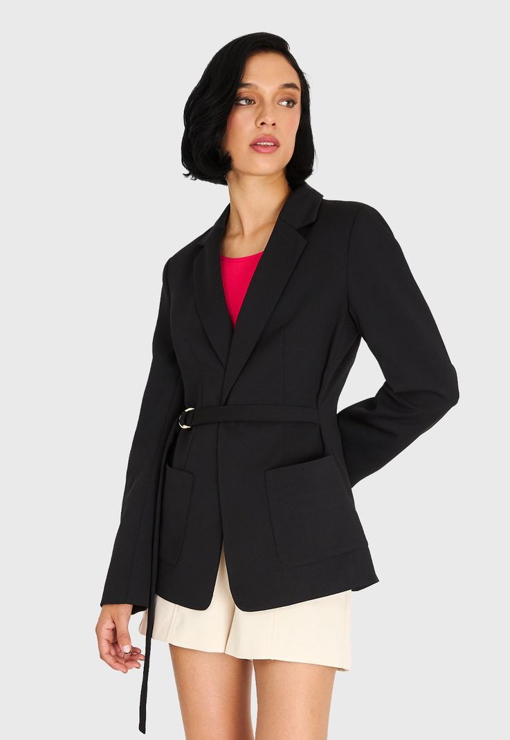 Blazer Lazo Delantero Negro Nicopoly-4