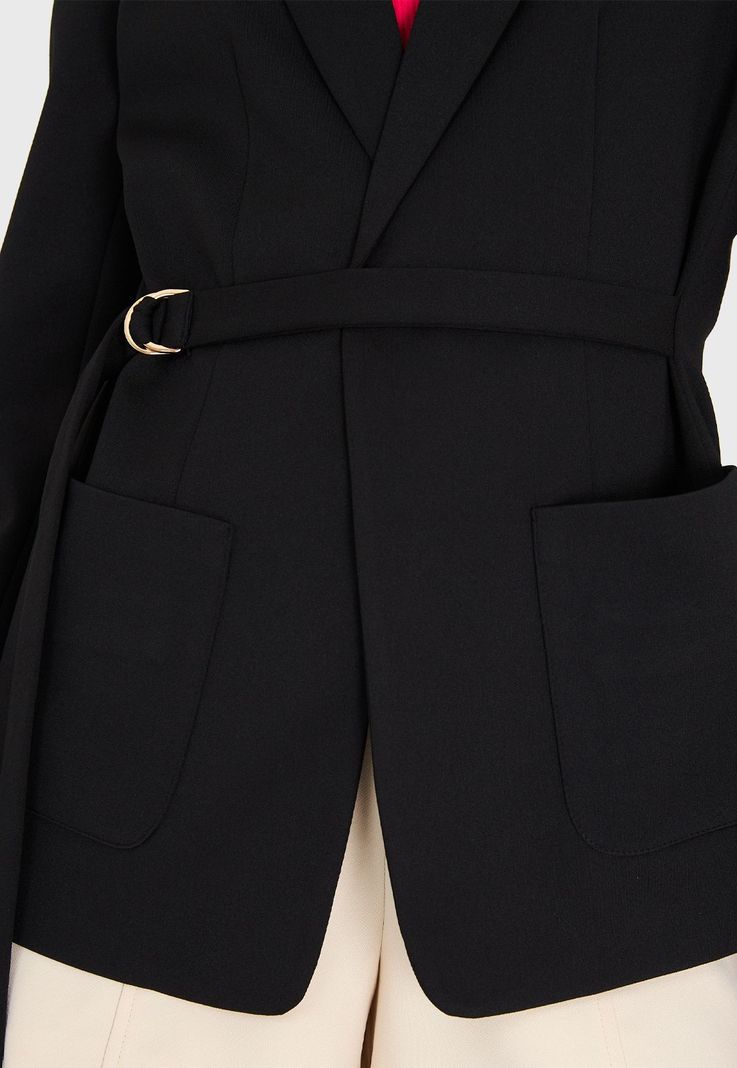 Blazer Lazo Delantero Negro Nicopoly-5