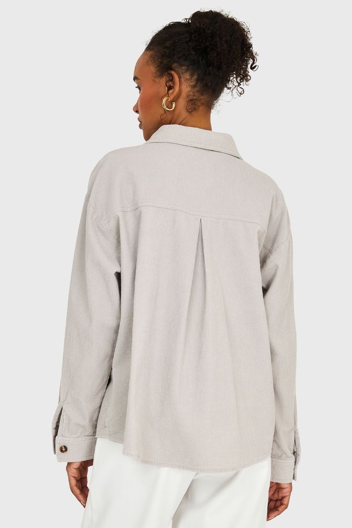 Sobrecamisa Cotelé Gris Nicopoly-3