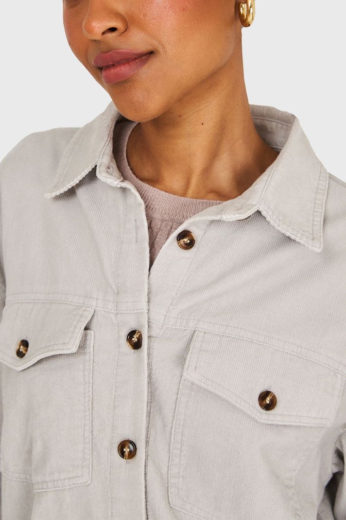 Sobrecamisa Cotelé Gris Nicopoly-5