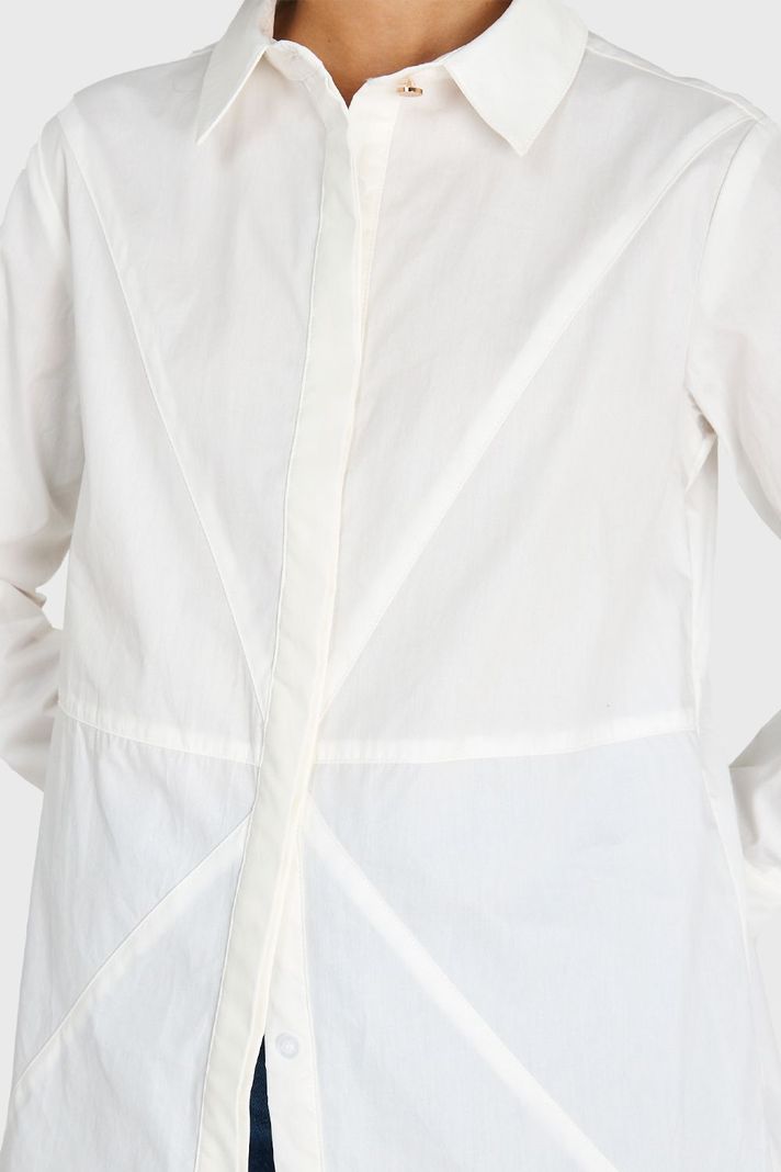 Camisa Básica Algodón Blanco Nicopoly-5