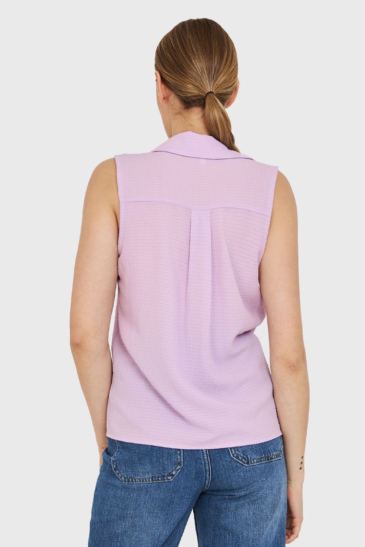 Blusa Sin Mangas Lila Nicopoly-3