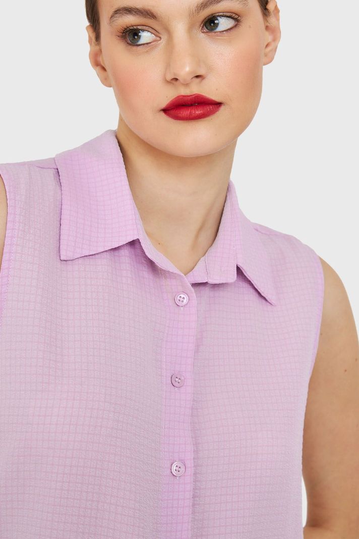 Blusa Sin Mangas Lila Nicopoly-5