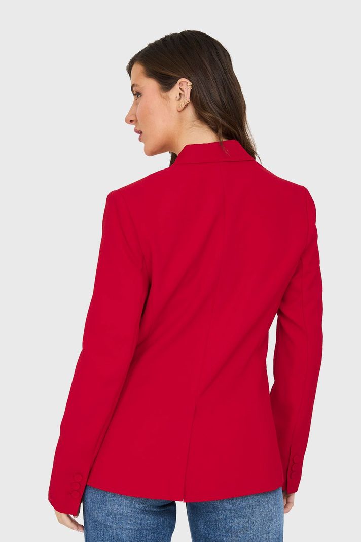 Blazer Bolsillos y Botón Rojo Nicopoly-3