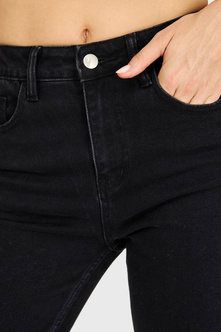 Jeans Básico Recto Negro Nicopoly-5