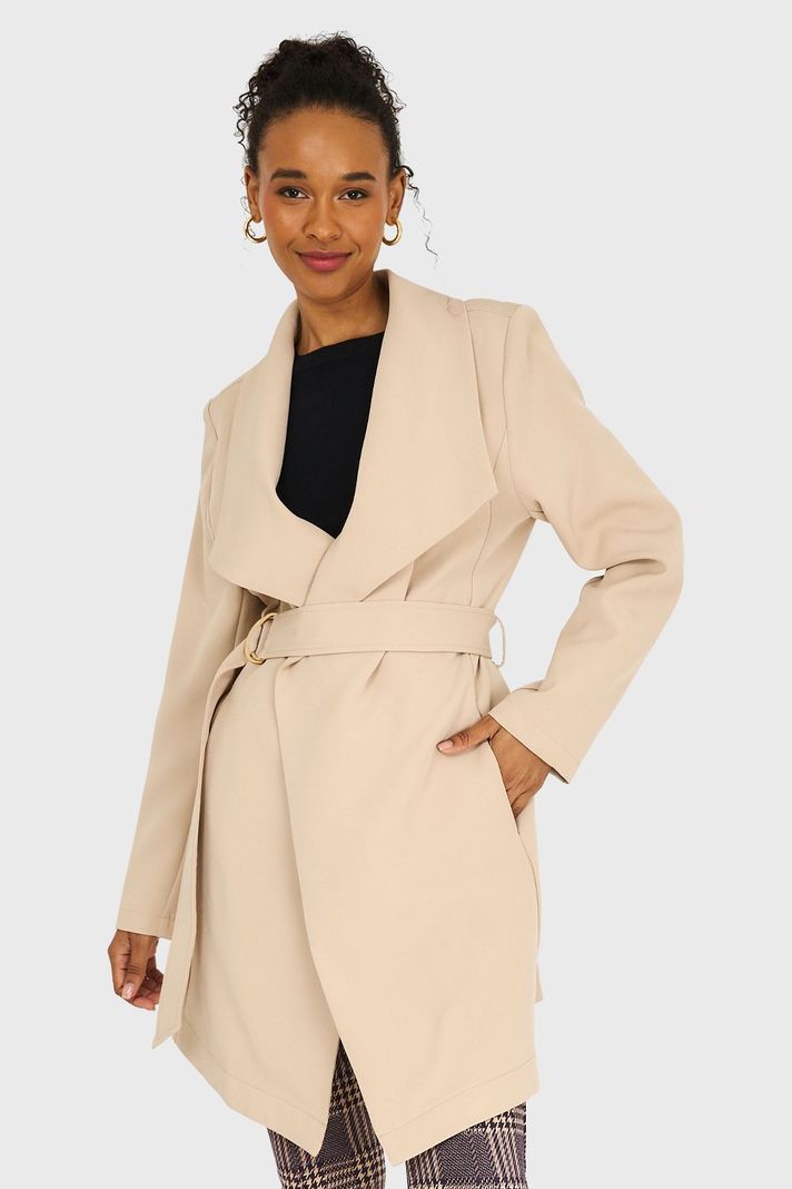 Trench Lazo Hebilla Khaki Nicopoly-4