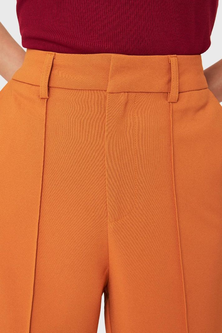 Pantalón Costuras Frontales Recto Lúcuma Nicopoly-5