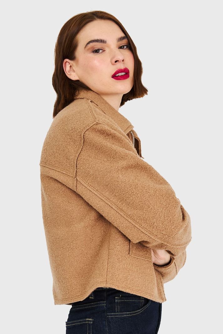 Chaqueta Bouclé Moca Nicopoly-2