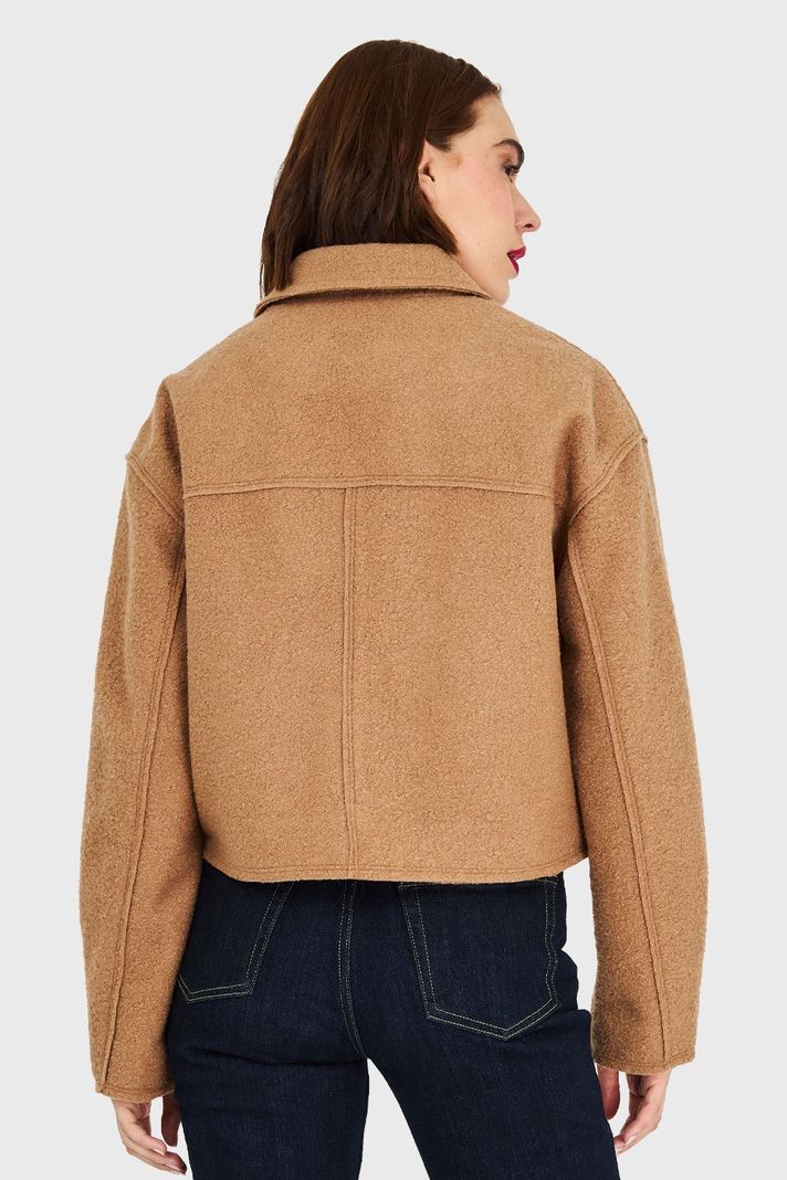 Chaqueta Bouclé Moca Nicopoly-3