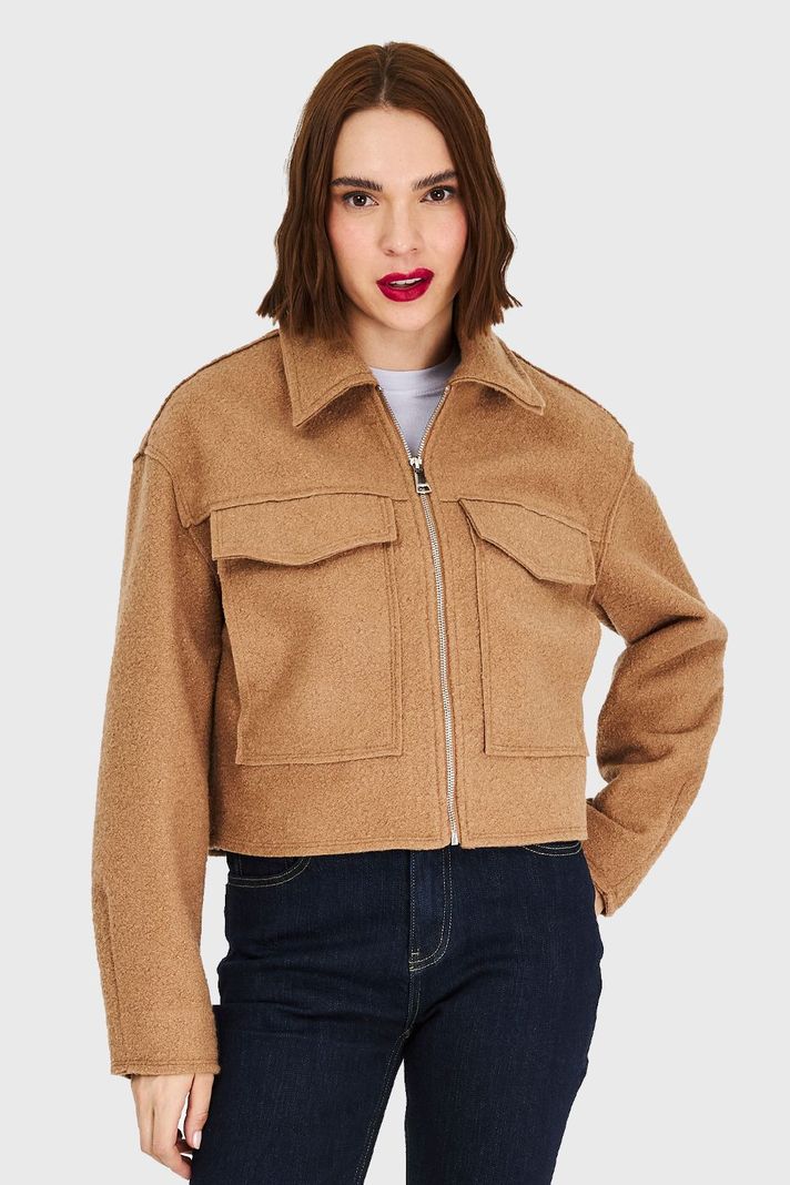 Chaqueta Bouclé Moca Nicopoly-4