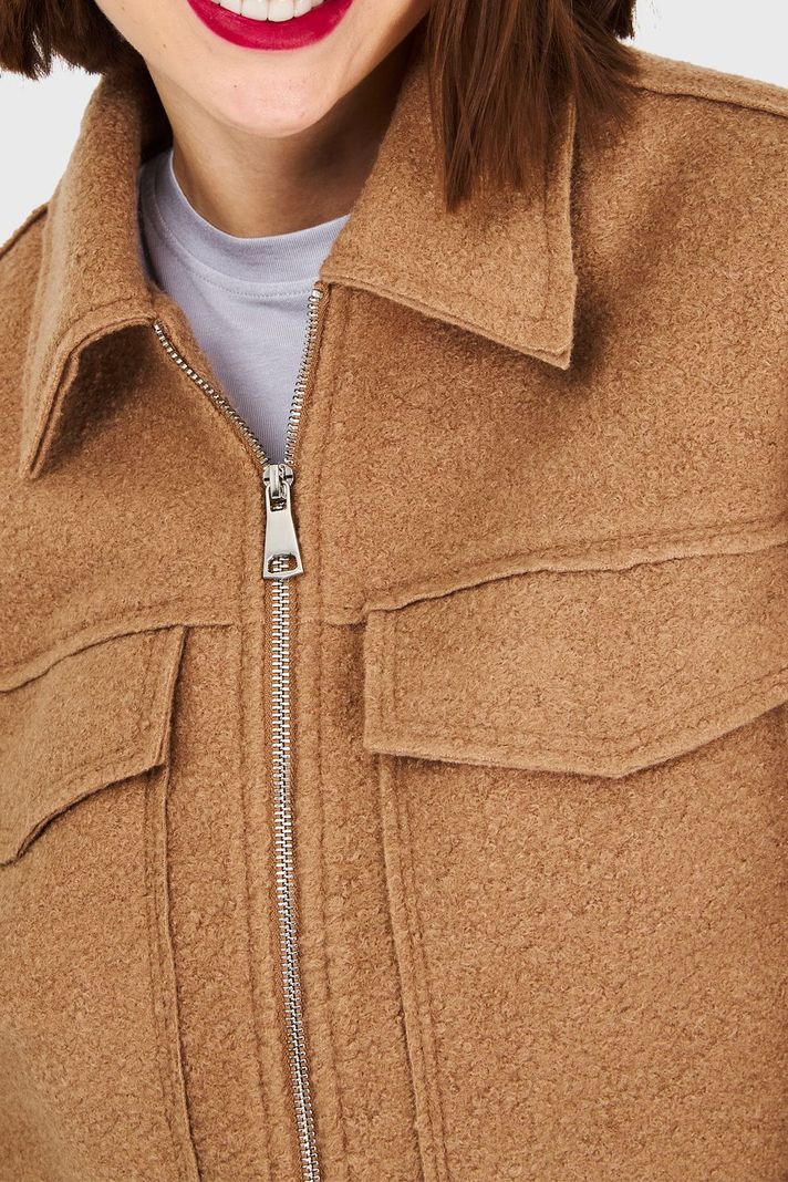 Chaqueta Bouclé Moca Nicopoly-5