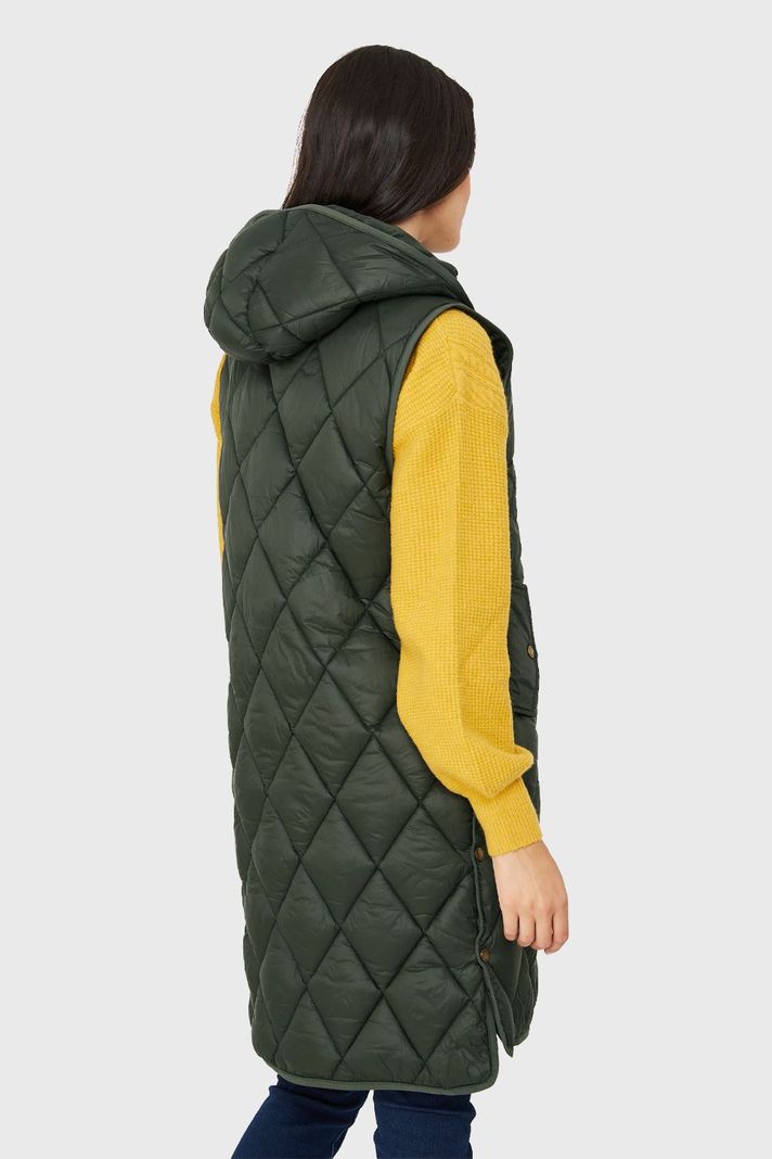 Parka Sin Mangas Quilt Oliva Nicopoly-3