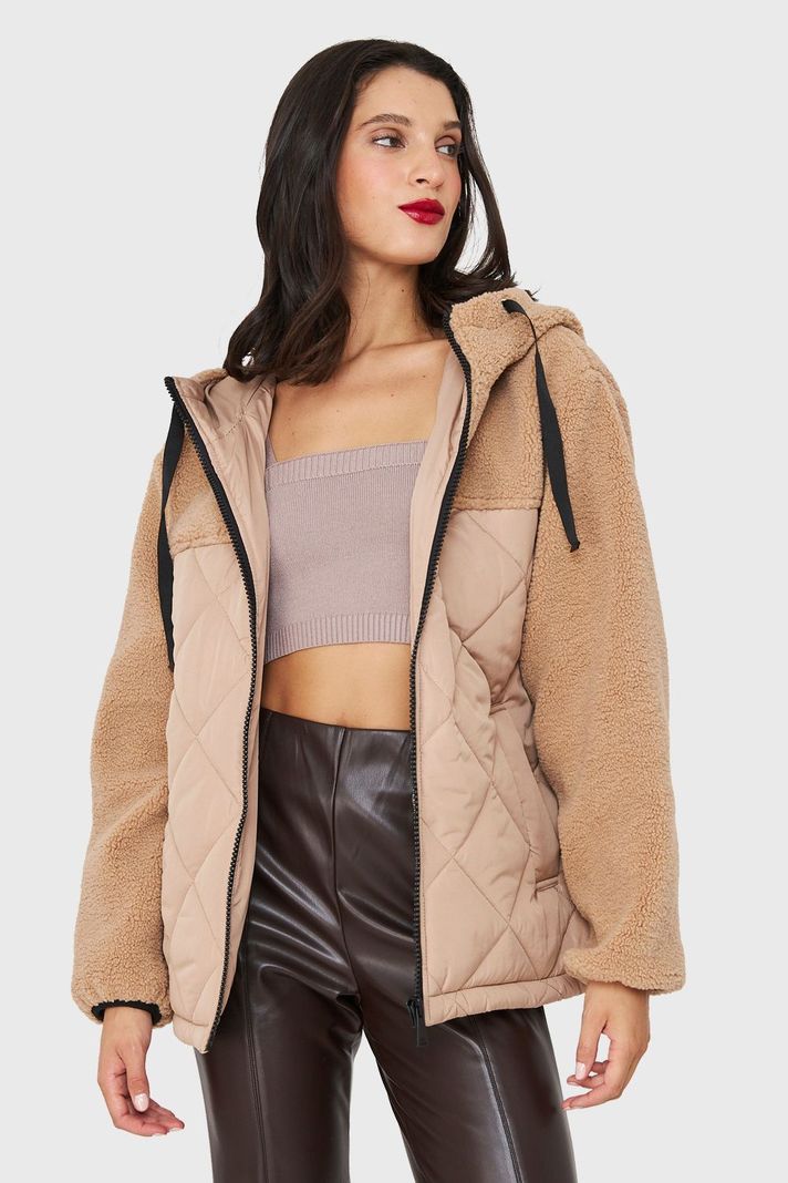 Chaqueta Mitad Chiporro/Parka Khaki Nicopoly-4