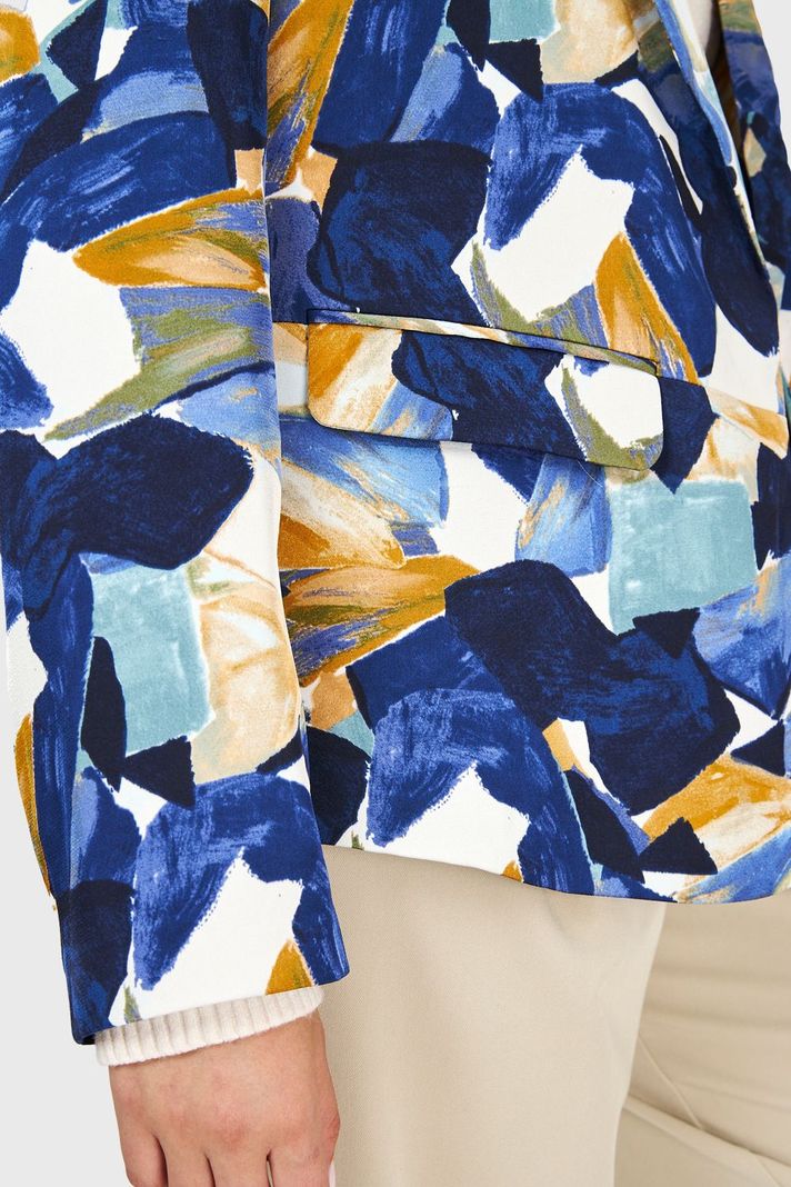 Blazer Pinceladas Azul Nicopoly-5