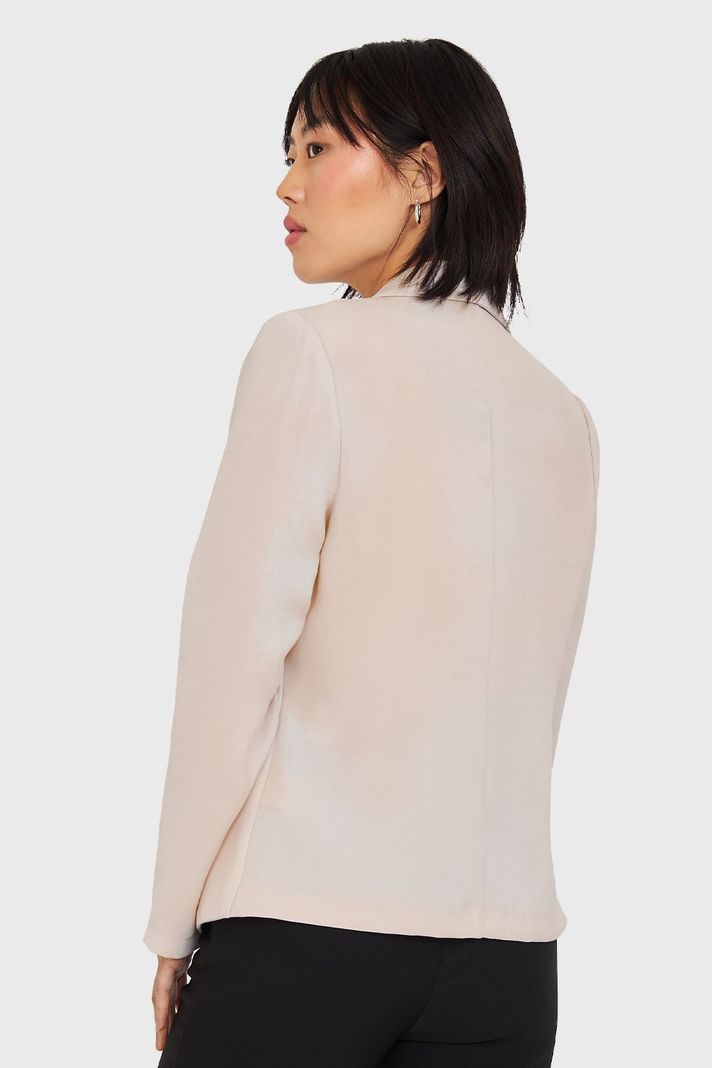 Blazer Con Solapa Khaki Nicopoly-3