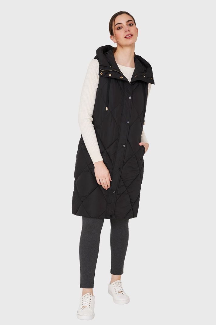 Parka Sin Mangas Cordón Negro Nicopoly-1