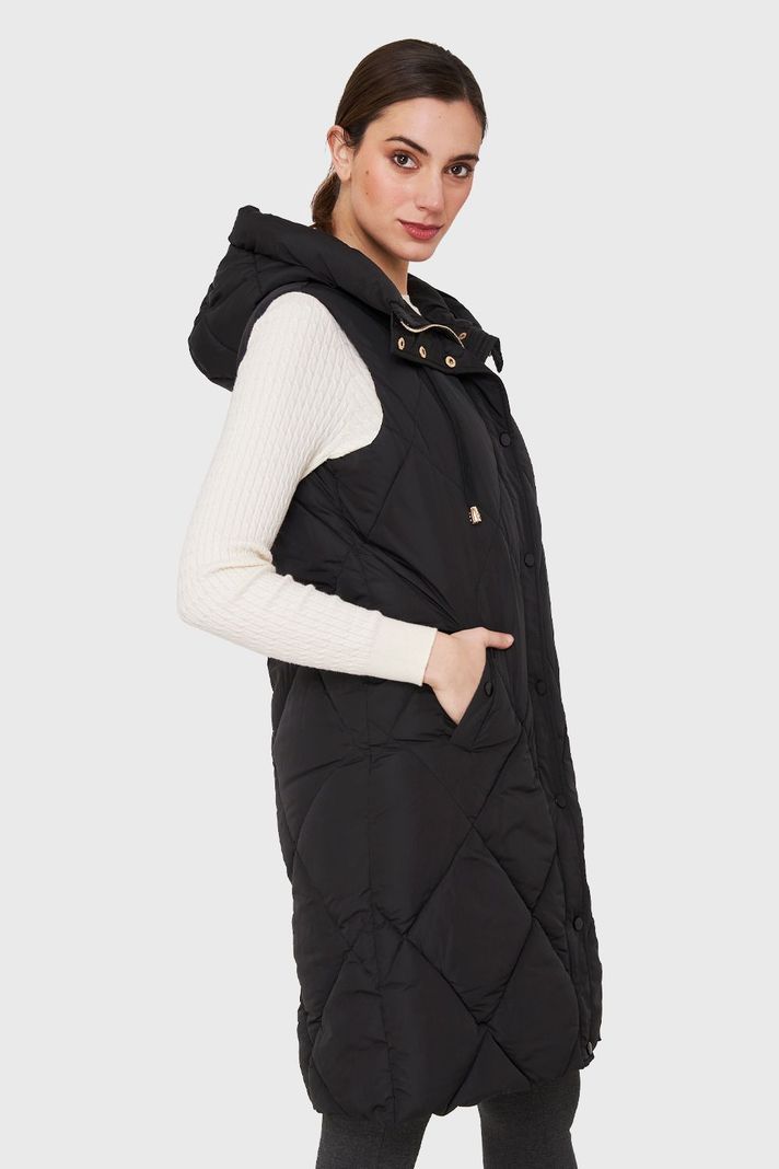 Parka Sin Mangas Cordón Negro Nicopoly-2