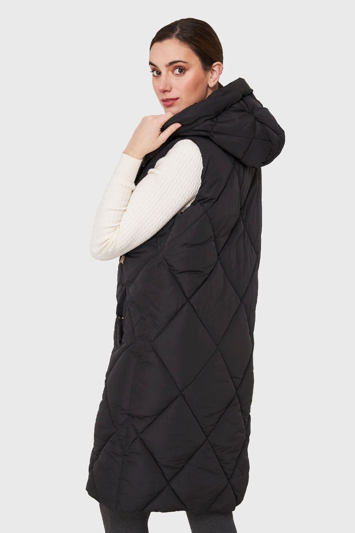 Parka Sin Mangas Cordón Negro Nicopoly-3