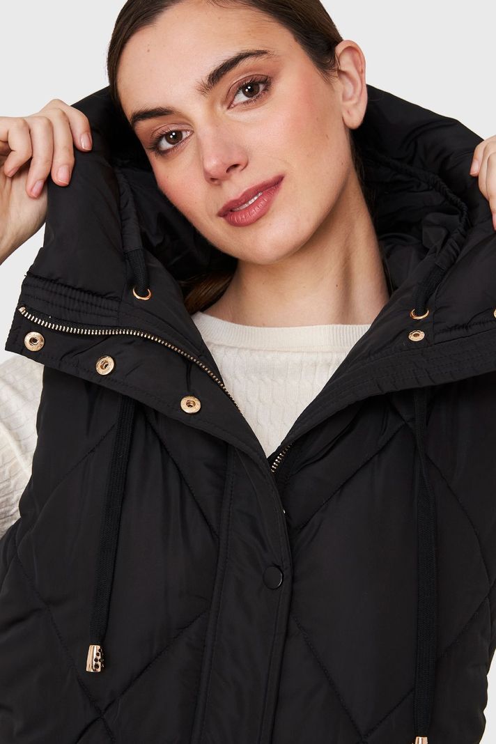 Parka Sin Mangas Cordón Negro Nicopoly-5