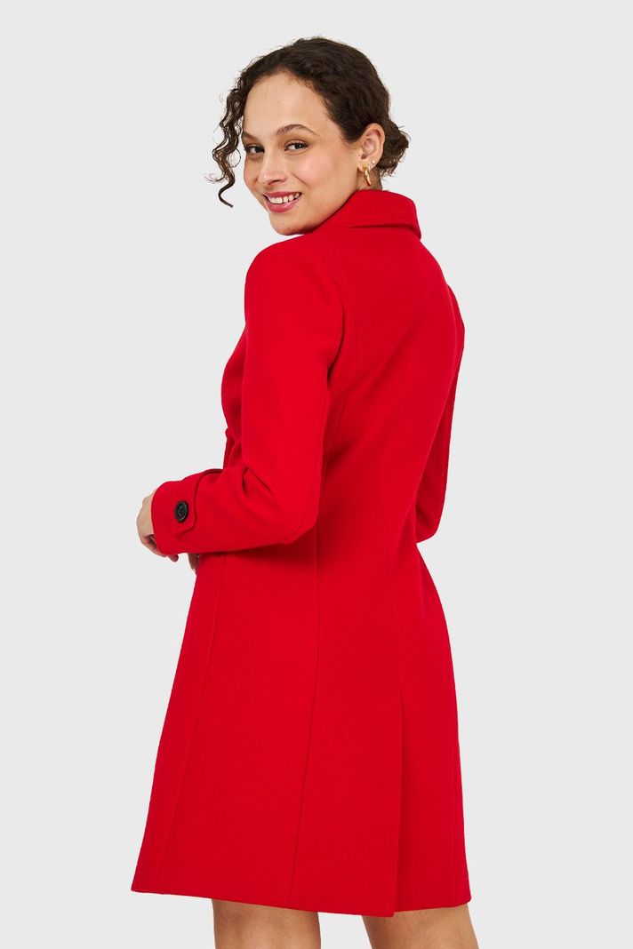 Abrigo Solapa Redonda Rojo Nicopoly-3