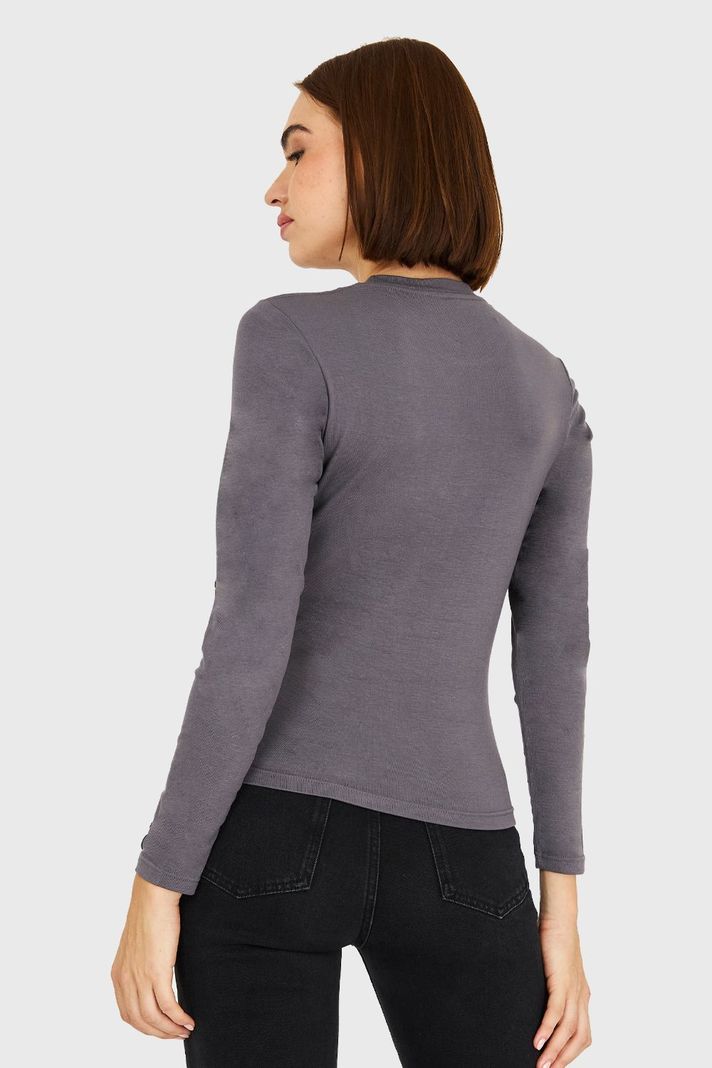 Polera Cuello Redondo Grafito Nicopoly-3
