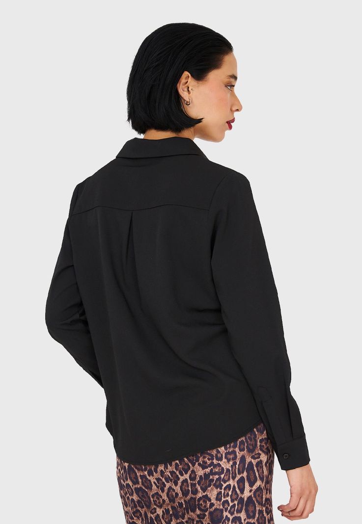 Camisa Básica Negro Nicopoly-3