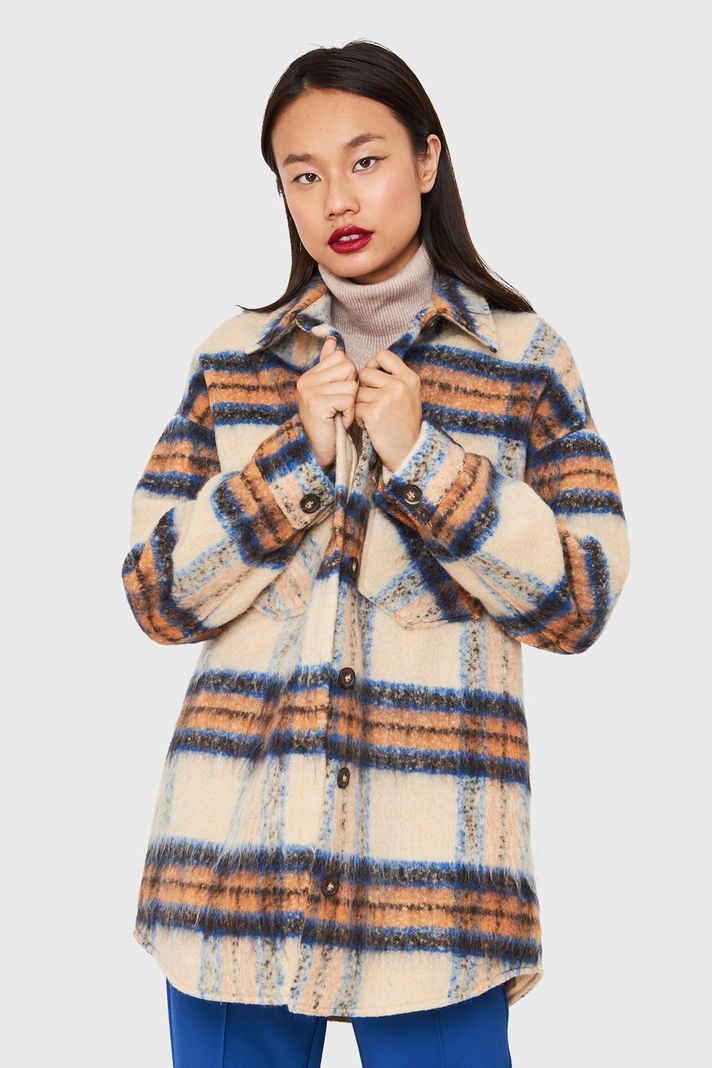 Chaqueta Leñadora Beige Nicopoly-0