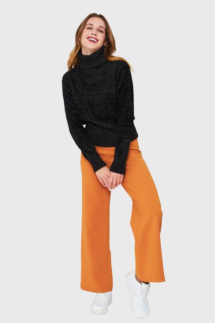 Sweater Beatle Brillos Negro Nicopoly-1