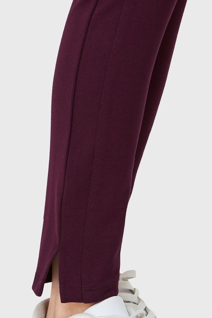 Legging Tiro Alto Aberturas Burdeos Nicopoly-5